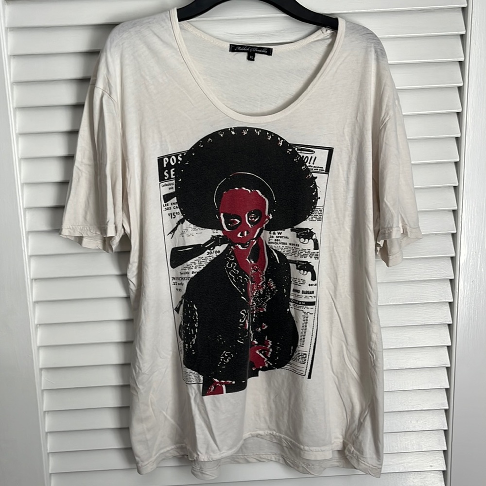 Y2K Vintage Urban Outfitters Malchick & Devotchka graphic tee shirt